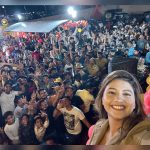 Anjali Arora Instagram – Amazing day ❤️🧿 Thank you for your love Hubli🥹❤️ (swipe till last) 🔥