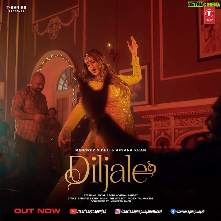 Anjali Arora Instagram - DILJALE OUT NOW LINK IN BIO 🥹❤️ @anjimaxuofficially @vishalpandey_21 @itsafsanakhan #anjaliarora #anjalians #anjaligang #teamanji #anjaliaroraarmy