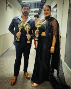 Anjana Singh Instagram - Happy Birthday 🎂🥳Power Star 🌟 of our Industry Great Actor Great Singer Great Human Being @singhpawan999 Ji 🎂🎂🥳🥳😊