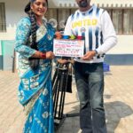 Anjana Singh Instagram – Ganpati Bappa Morya 🙏🏻🧿
#newfilm 
#muhurat 
After long time working with @manjulthakurofficial Sir
#blessed