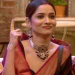 Ankita Lokhande Instagram - Ankita ke rishte dil wale hote hai, matlab wale nahi 💗 Tag the one jiske saath aapka Pavitra Rishta hai 👇🏻 Credits: Saree: @dakini_by_daisy 💎 @rimayu07 Styled By: @hemlataa9 @stylebyhemlataa Assisted by: @saloni142_ Team: @akkshaajaiin_5 @styleby.foram @colorstv @beingsalmankhan @officialjiocinema @endemolshineind #AnkitaLokhande #Ankita #PavitraRishta #WKV #WeekendKaVaar #OOTN #BiggBoss #BB17 #DilDimaagAurDum #Colors #SalmanKhan #JioCinema