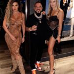 Anna Sedokova Instagram - It was a night to remember. As always with @davideinhorn and @nataliiamakeupartist 💋 @cedricgervais in @livmiami 🔥 LIV Miami