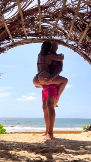 Anna Sedokova Instagram - We will miss you Tulum 🔥With my @janis.timma ❤️#yourfavoritcouple