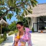 Anna Shurochkina Instagram - Recharged and reborn💫 Благодарю @emeraldmaldivesresortspa за теплый прием и волшебную атмосферу для перезагрузки 🪷 #emeraldmaldivesresortspa #NaturalElegance #emeraldmaldives Emerald Maldives Resort & Spa