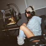 Anna Shurochkina Instagram - ongoing studio sessions 🎧