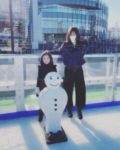 Anne Nakamura Instagram - 初滑り⛸✨🌤 生まれた時から見守ってきたから愛おしさが止まらないぜ🫶