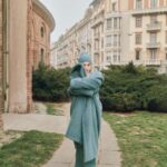 Anne Nakamura Instagram - 🩵🩵🩵 @maxmara @harpersbazaarjapan