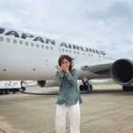 Anne Nakamura Instagram - ✈︎✈︎✈︎✈︎✈︎✈︎✈︎✈︎ 7. 22. FRI ✈︎✈︎✈︎ @niceflight_ex #ナイフラ @japanairlines_jal