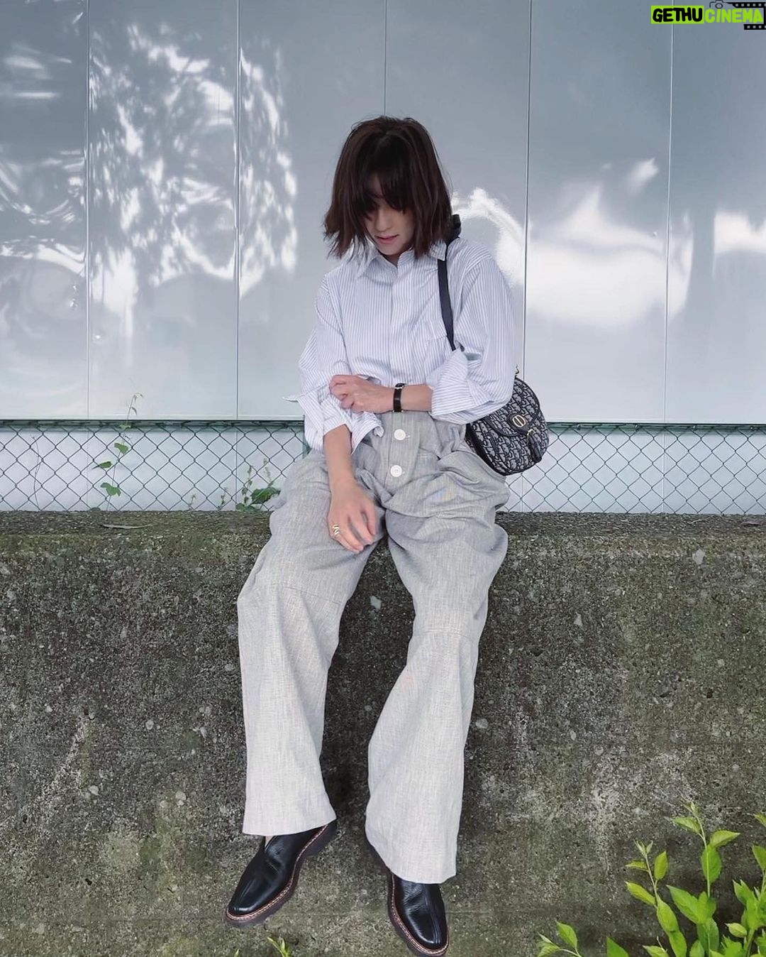 Anne Nakamura Instagram - 🌀🌧🌂☔️ @plan_c_official / All in one @lemaire_official / Shoes @dior / Bag