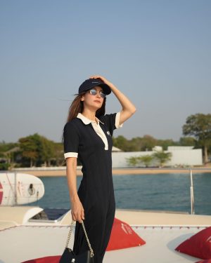 Anne Thongprasom Instagram - หนีฝุ่นกรุงเทพ 😍 …

Ready for a good new day in Tommy Hilfiger Polo Shirt Dress. 
Have a lovely day ka :) 

#TommyHilfiger
#TommyHilfigerTH 
@tommyhilfiger