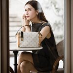 Anne Thongprasom Instagram - Blissful day with @louisvuitton Side Trunk 🥰