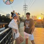 Anne Thongprasom Instagram - นกตื่นเช้า คือนกที่ 8 KM. คุยกันไป 1000 กว่าเรื่อง😂 หายคิดถึงเลย😊 @kugimiyas @sutee_hanui สวนเบญจกิติ