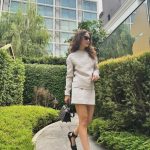 Anne Thongprasom Instagram - Love the festive feeling in Thonglor 🌲🎉🥰 #FendiPeekaboo #FendiGifts @fendi