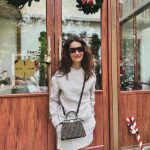 Anne Thongprasom Instagram - Love the festive feeling in Thonglor 🌲🎉🥰 #FendiPeekaboo #FendiGifts @fendi