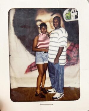 Anthony 'Spice' Adams Instagram - Me and my best friend in 1995. We were the same age our son is now. 15. I met my best friend 1 year prior.  I have known her longer than I haven’t.  We need to recreate this picture. Love you baby.