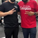 Anthony Anderson Instagram - My session with the kid from Compton @anthonyanderson 🙌 #kingofcracks #chiropractor #chiroptactic #anthonyanderson #selfcare #education #blackish