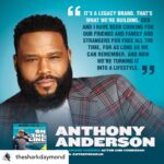 Anthony Anderson Instagram - AC is a lifestyle AND a legacy. On the Line with Daymond John is out now on @audible! Go listen to his chat with @anthonyanderson about @acbarbeque 🔥🔥 Link in bio REPOST • @thesharkdaymond Everything always comes back to one thing: what’s your why?⁣ ⁣ For my guy @anthonyanderson, his why is creating a legacy and a lifestyle that AC Barbecue fans can tap into. A legacy obviously doesn’t happen overnight, but you can tune into my conversation with Anthony where I broke down the steps he can start taking today to achieve that goal.