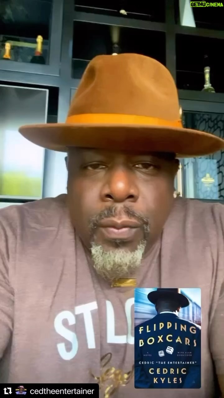 Anthony Anderson Instagram - Let’s support my brother @cedtheentertainer and make his first novel #flippingboxcars a best seller! Let’s go! #justakidfromcompton #huskyandhandsome #acbarbeque