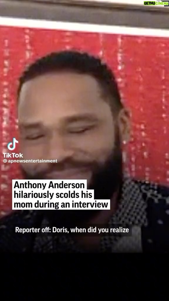 Anthony Anderson - 8K Likes - My mama @theofficialmamadoris is something else. In the middle of our zoom interview she starts folding her draws on camera! Ain’t nobody got time for that! #justakidfromcompton #huskyandhandsome #acbarbeque