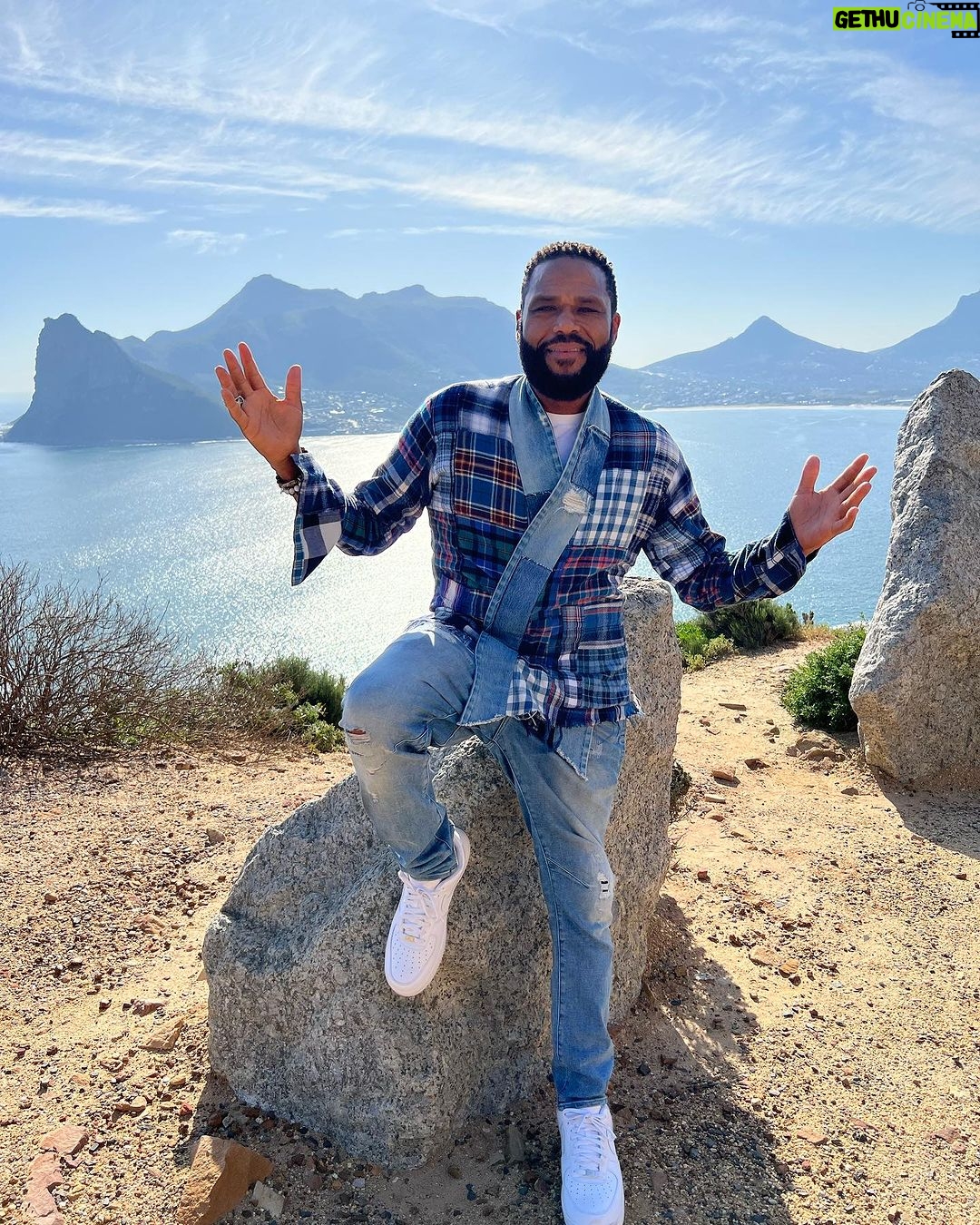 Anthony Anderson - 35.6K Likes - When you wake up and take an adventure with your brother from another mother @deecamzi It was a great day. I did everything but kiss the seal! We went thru Chapmans peak on the way to cape point. #justakidfromcompton #fromcomptontocapetown #huskyandhandsome #acbarbeque