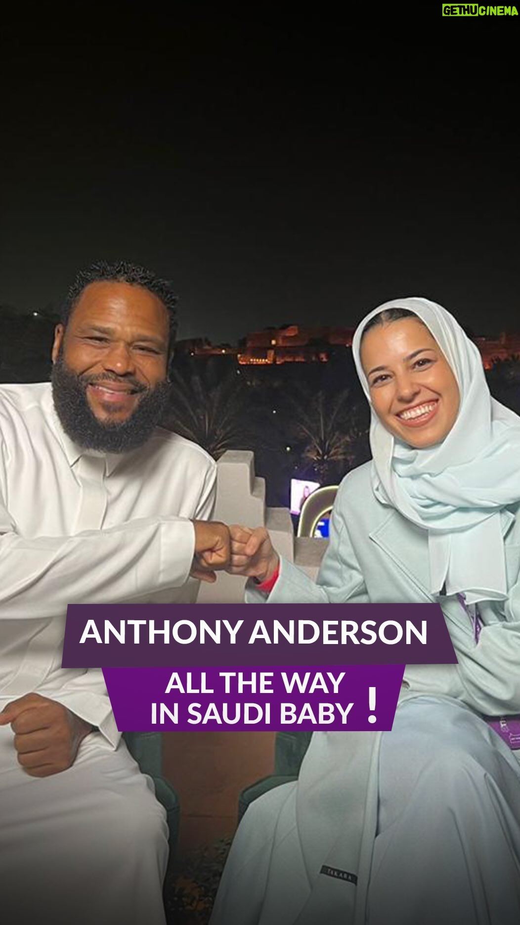 Anthony Anderson Instagram - @anthonyanderson from Black-ish to Arab-ish @miskglobal Riyadh, Saudi Arabia