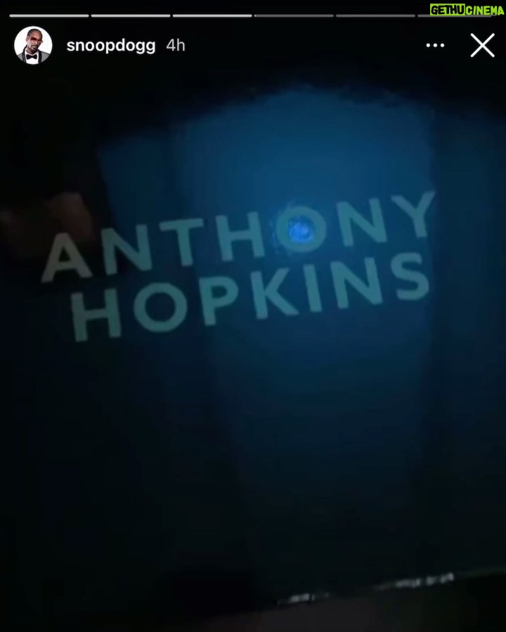 Anthony Hopkins Instagram - Thank you @snoopdogg for vibing with me in support of @nokidhungry