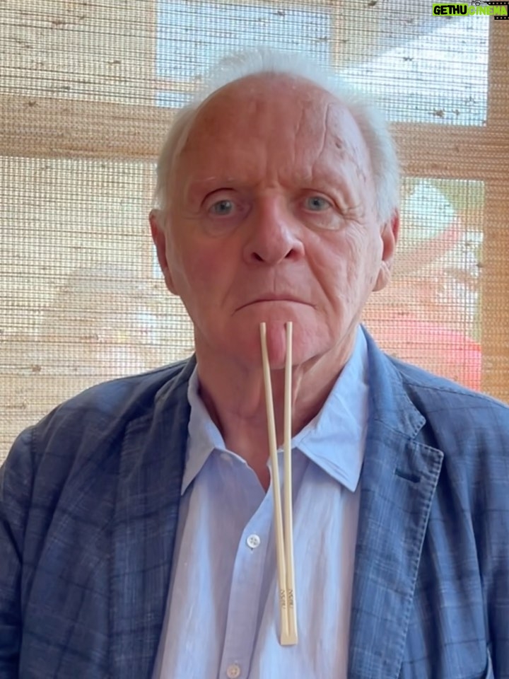 Anthony Hopkins Instagram - Sushi made me do it.😉