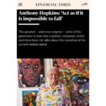 Anthony Hopkins Instagram - Thank you Tim Auld and Financial Times.