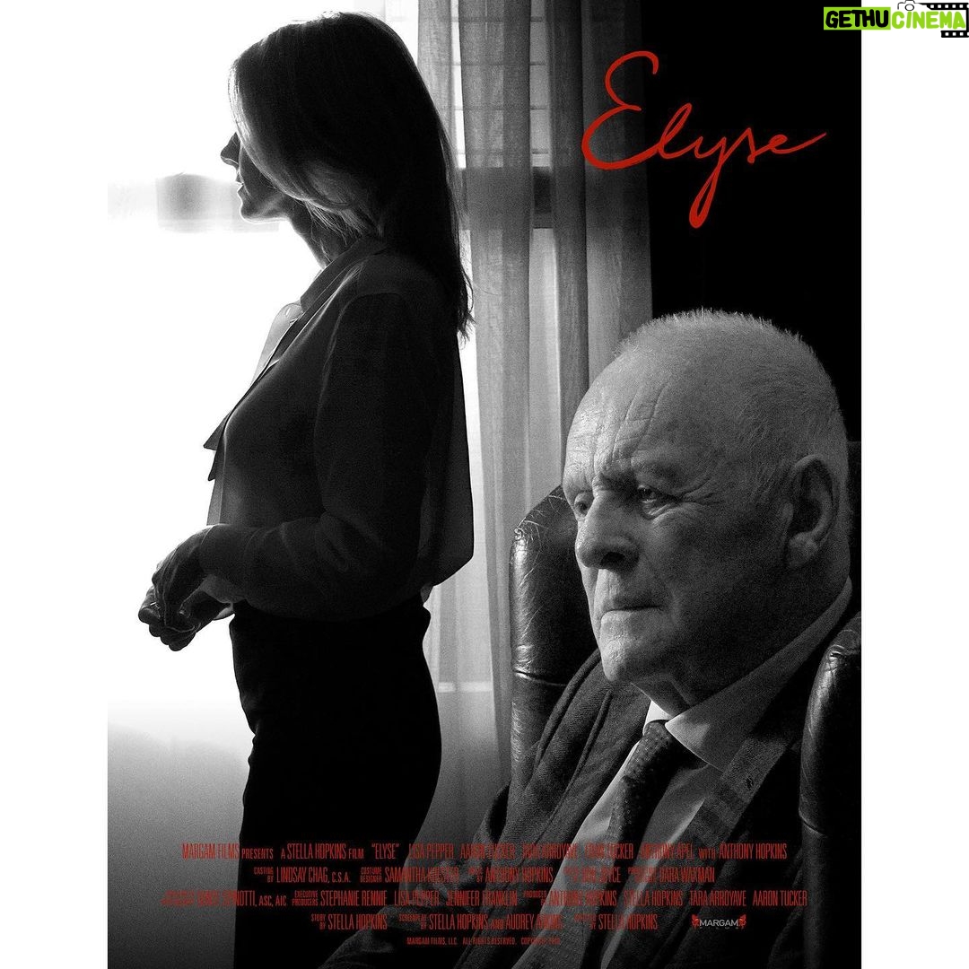 Anthony Hopkins Instagram - Thank you @Picturemill for your assistance in creating this beautiful poster. @ElyseFilm @MargamFilms #ElyseFilm