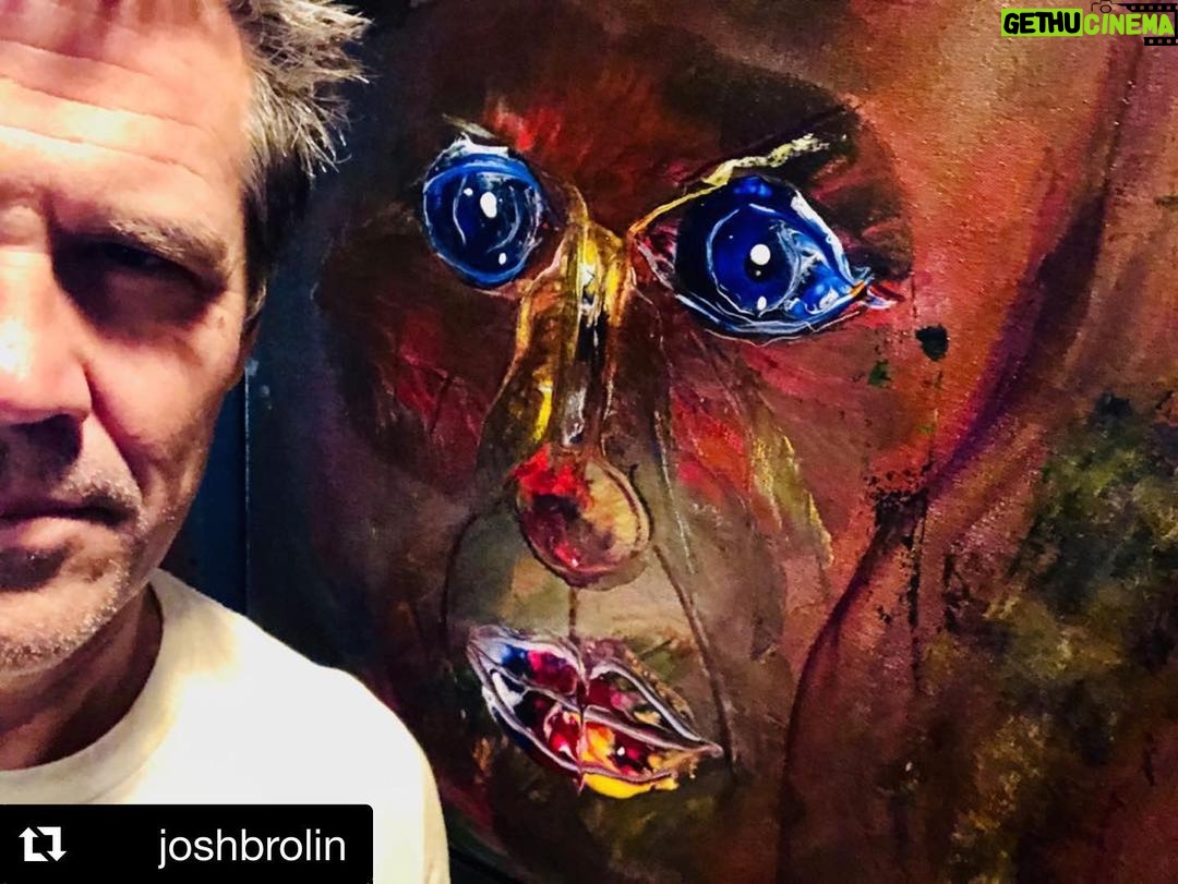 Anthony Hopkins Instagram - It’s an honor to have my painting in your home @joshbrolin