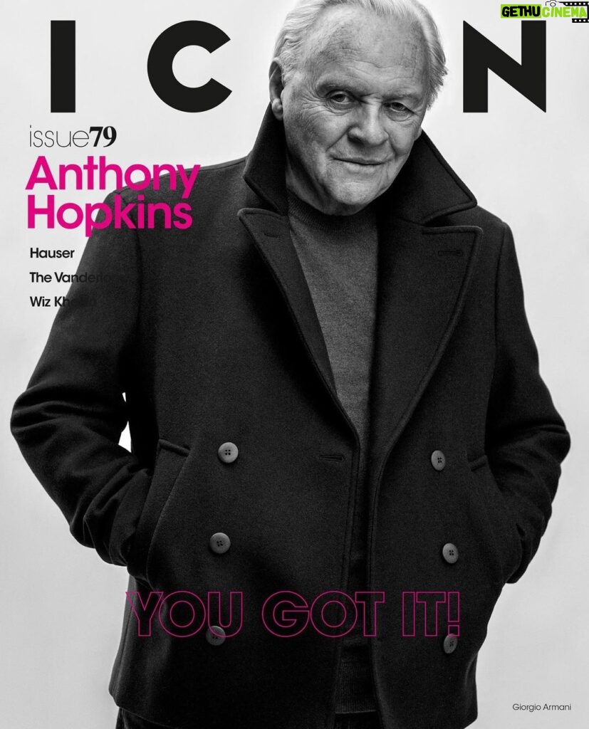 Anthony Hopkins Instagram - Thank you @iconmagazine Always a terrific day working with Charlie. Photos by @charliegraystudio Editor in Chief: @andreatenerani Creative Director: @lucastoppinistudio Styling by @nonovazquez Grooming: @sonialeeartistry @exclusiveartists Casting director: @vanessa.contini_ Producer: @leahcosgriff #ICONmagazine