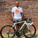 Anthony Mackie Instagram - What a great time to celebrate giving bikes to kids! Thank you Tigger for letting me bring the @canyon out the first ride of the summer!!! Rain and all we still got our bike on. #bigtiggerfoundation #mycanyon #120milesaweekclub