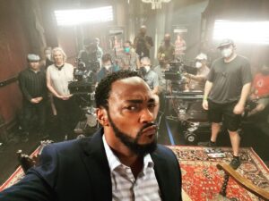 Anthony Mackie Instagram - Great Time with my great Nola crew! #wehaveaghostmovie #netflix feb 24th
