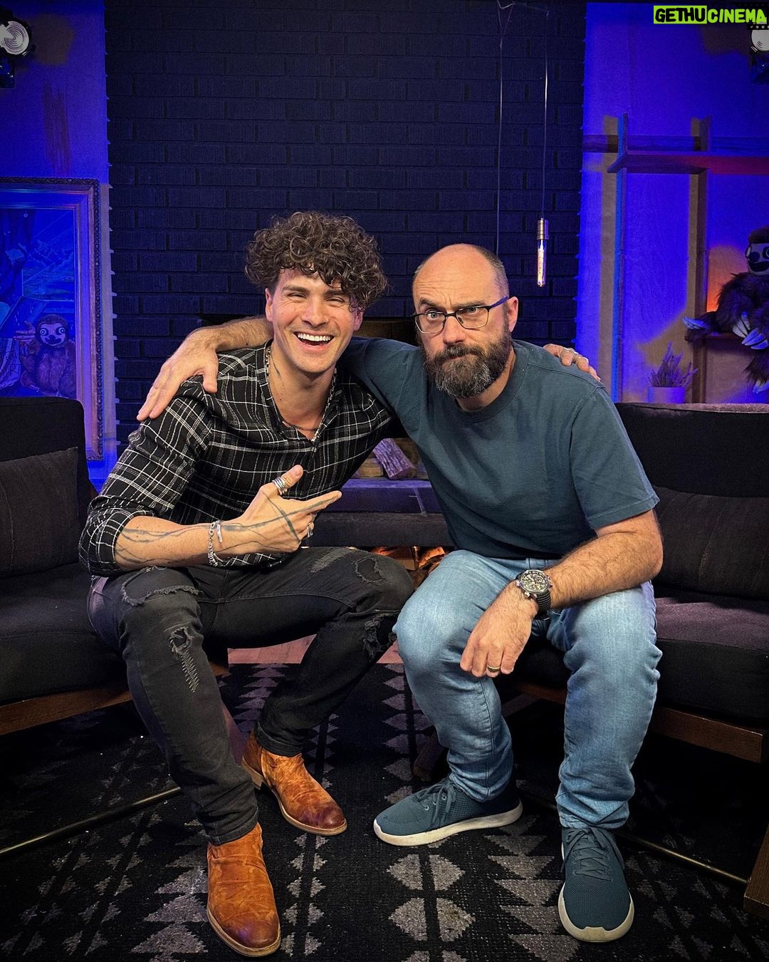 Anthony Padilla Instagram - i spent a day with VSAUCE… coming friday @electricpants