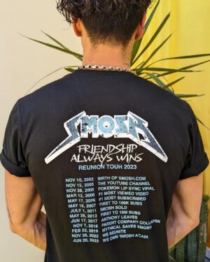 Anthony Padilla Instagram - limited edition smosh reunion tees out now on smosh.com