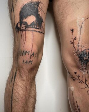 Anthony Padilla Instagram - thank you for the dose of macabre @drugacula

(paired with @duhovka.ink’s handpoke)