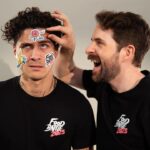 Anthony Padilla Instagram - We waited 7 years for Food Battle to return! Friendship always wins 🫸🫷 Food Battle 2023 merch is still around for a limited time!!