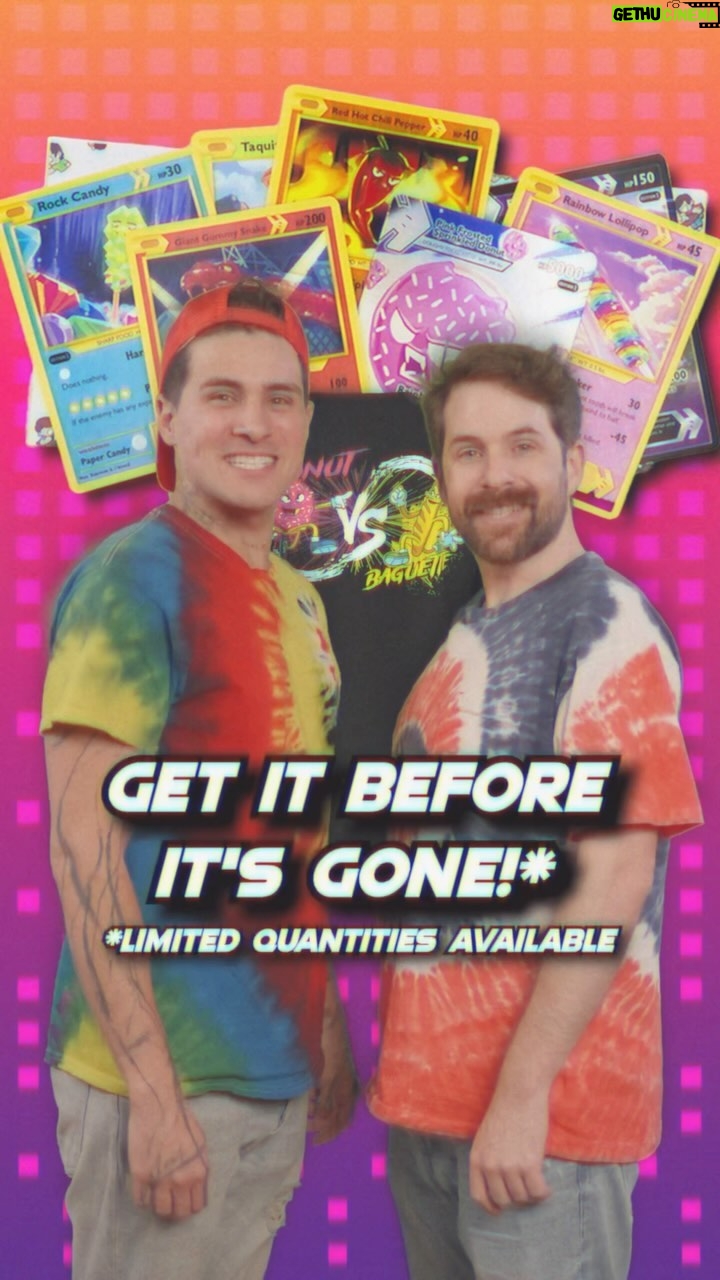 Anthony Padilla Instagram - FOOD BATTLE 2023 IS HERE and what better way to celebrate than with LIMITED EDITION trading cards!! Collect all 7 or bundle your order w/ our Food Battle stickers, pins and a t-shirt!! Shop now only at smosh.com π₯