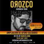 Antonio Orozco Instagram - Ampliamos aforo en #Barcelona!! Y de la MEJOR manera posible, unas entradas solidarias donde entregaremos 10 euros por cada entrada vendida al Hospital Sant Joan de Déu. Tan feliz, tan orgulloso de que entre todos contribuyamos a la labor de @sjdhospitalbarcelona que no me cabe la alegría en el ❤️ GRACIAS.