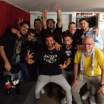 Antonio Orozco Instagram – Después de un concierto en #Bruselas con la familia Ferron ( casi todos )