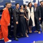 Antony Starr Instagram - Thank you Paris!!! What a great night!!! Premiere was a blast and we can’t wait to let this new season loose on the world, June 3rd. We have an amazing team on this show from the writers to the super suit makers to the craft services team and everyone in between, before and after!! All the hard work of everyone involved was seen by a select group last night and it was great to represent the amazing team that make this show. #theboystv @primevideo @sptv We were down a few of the troops , inevitable with a large cast,- they were missed, but there in spirit and on the big screen! ( @karlurban @jessietusher @itsnatemitchell @erinelairmoriarty @jack_quaid @lazofficial Paris, France
