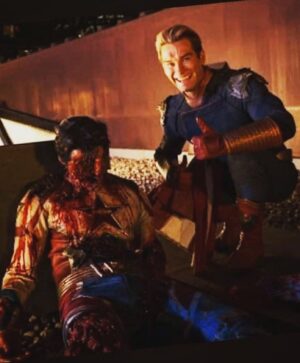 Antony Starr Instagram - Genuinely fun times. Amazing prosthetic mashed up pop star character from season three. 
What a fun job. Happy Friday!!!