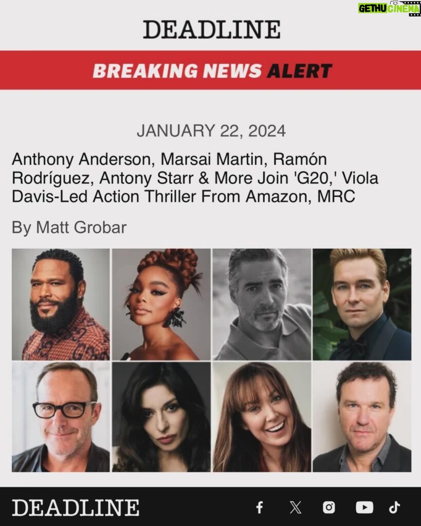 Antony Starr Instagram - Breaking news…. Grateful to be a part of this project :)
