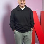 Anupam Kher Instagram - It was so wonderful to reveal the first look of one of my most important films #Vijay69 today at #NextOnNetflixIndia event. Even after having done 540 films, It was challenging to do #Vijay’s role. But thanks to my genius director #AkshayRoy and supporting cast and crew I can proudly call #Vijay69 one of my best works. Waiting for you all to watch it only on @netflix_in ! Thank you dear @zakirkhan_208 for your warmth and appreciation! 😍🙏 #Vijay69 #AkshayRoy #ManeeshSharma @yogendramogre #YRFEntertainment @yrf #Vijay69OnNetflix #NextOnNetflixIndia Mehboob Studio