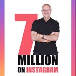 Anupam Kher Instagram - We are a family of 7 Million family members!❤️THANK YOU my friends for your love, warmth, appreciation and blessings! I meet lot of people who tell me ‘specifically’ that they love what I post on @instagram! For me life is beautiful, funny and inspirational! And May be that is what comes across from my posts! Thank you once again. Love and prayers always for you all. Jai Ho! ❤️😍🙏 #Humbled Hyderabad