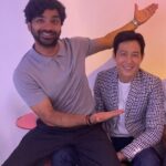 Anupam Tripathi Instagram - As always beautiful to meet and share some joyful moments with beautiful 🤩 이정재 선배님 :-) @from_jjlee Thank you for yesterday 선배님 @from_jjlee :-)
