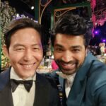 Anupam Tripathi Instagram - Best time to upload this pic :-) The Best person I met on the set of SquidGame, The Gentleman and The Best actor is none other than 이정재 선배님 @from_jjlee or 기훈 형님 :-) 선배님 진심으로 축하드립니다 :-) congratulations 🎉 for Winning the Best actor award at critic choice award 2022 in the drama series for SquidGame :-) Thank you for inspiring me and for being a role model for me :-) it feels amazingly awesome 🤩 @criticschoice @squidgamenetflix