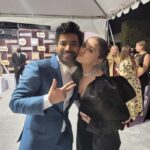 Anupam Tripathi Instagram - It’s always great feeling to meet the Rockstar #selenagomez :-) she was very kind and warm to click a picture with me when I asked her :-) @sagawards @selenagomez thank you 😊 happy happy 😃