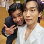 Anupam Tripathi Instagram - A moment of joy with my brother:-) at #2021mbc방송연예대상 @leesangyi_