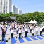 Anupam Tripathi Instagram – Yoga for humanity🍀🙏 Happy 8th International Day of yoga 🧘‍♂️. Today I participated and celebrated the International Day of Yoga in an event organized by an Indian embassy,seoul(ROK). Yoga is helping and uniting the world in the pursuit of good health,well-being and peace ✌️ #8thinternationalyogaday #주한인도문화원 @indiainrok